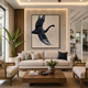 Midnight Grace – Designer Canvas Felt Acoustic Wall Panel (4 X 3)