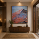 Summit Blaze – Printed Canvas Felt Acoustic Panel (4 X 4)