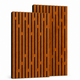 SoundaXe® Fluted Wooden Acoustic Panel, 4x2 Feet, 18mm | Cherry