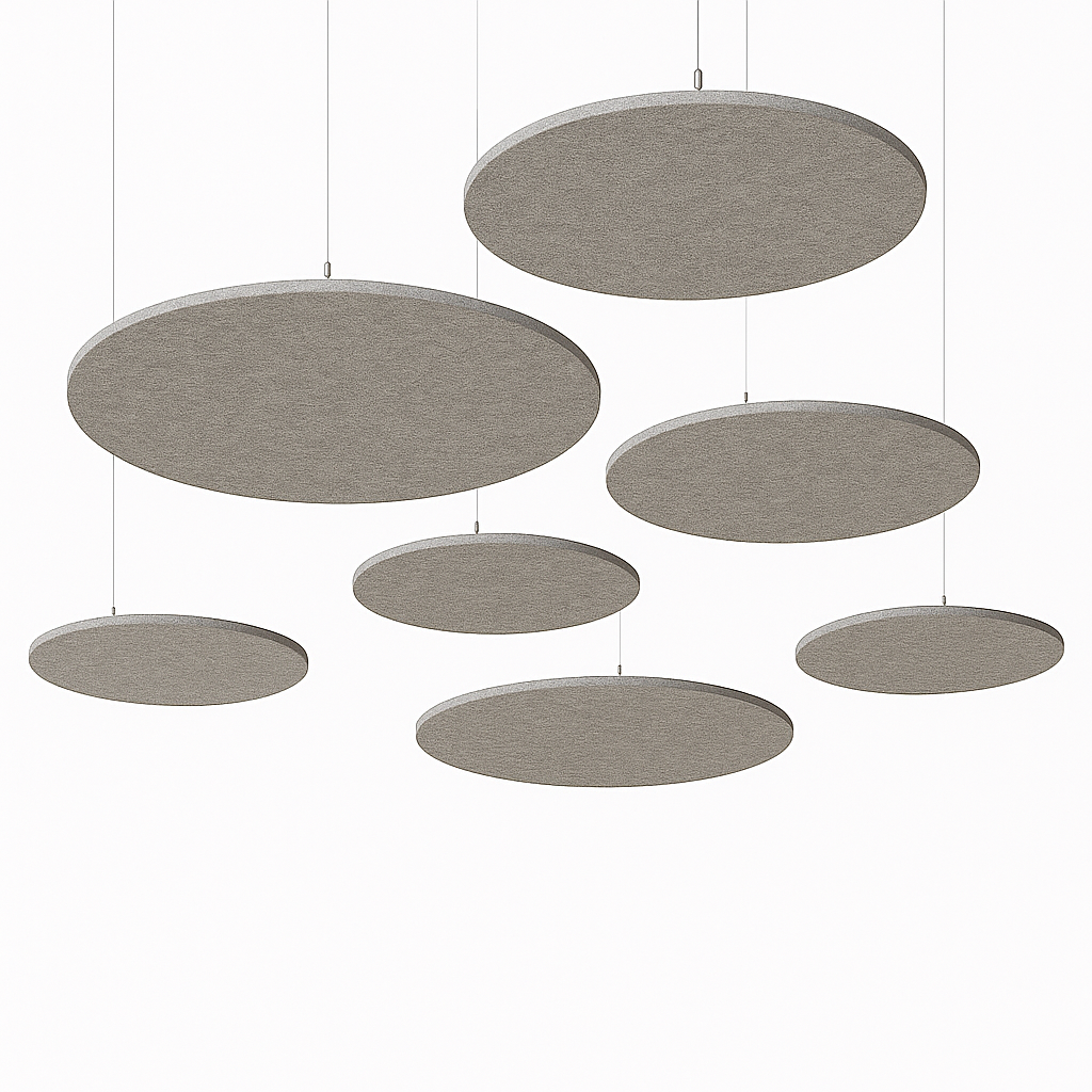 Acoustic Ceiling Clouds, Circle, 8 pcs