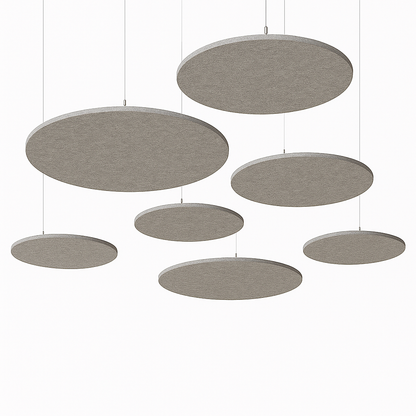 Acoustic Ceiling Clouds, Circle, 8 pcs