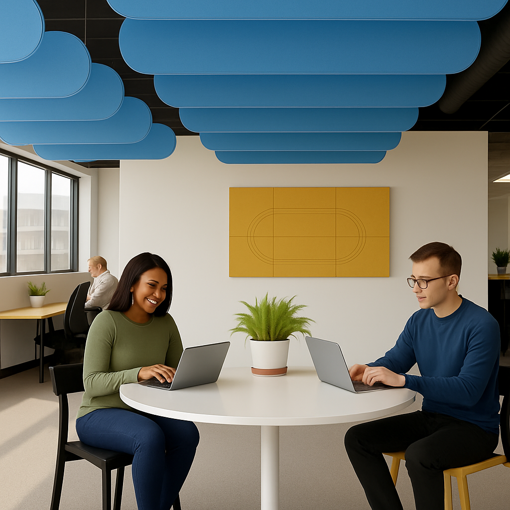 Acoustic Ceiling Baffles, Velora, 8 pcs