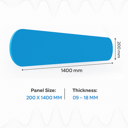 Acoustic Ceiling Baffles, Velora, 8 pcs