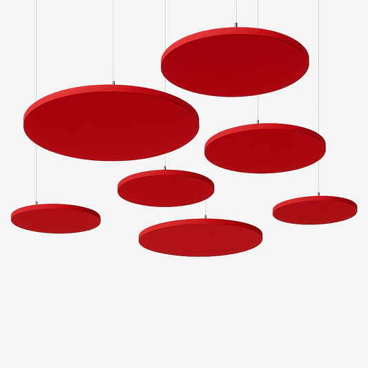 Acoustic Ceiling Clouds, Circle, 8 pcs