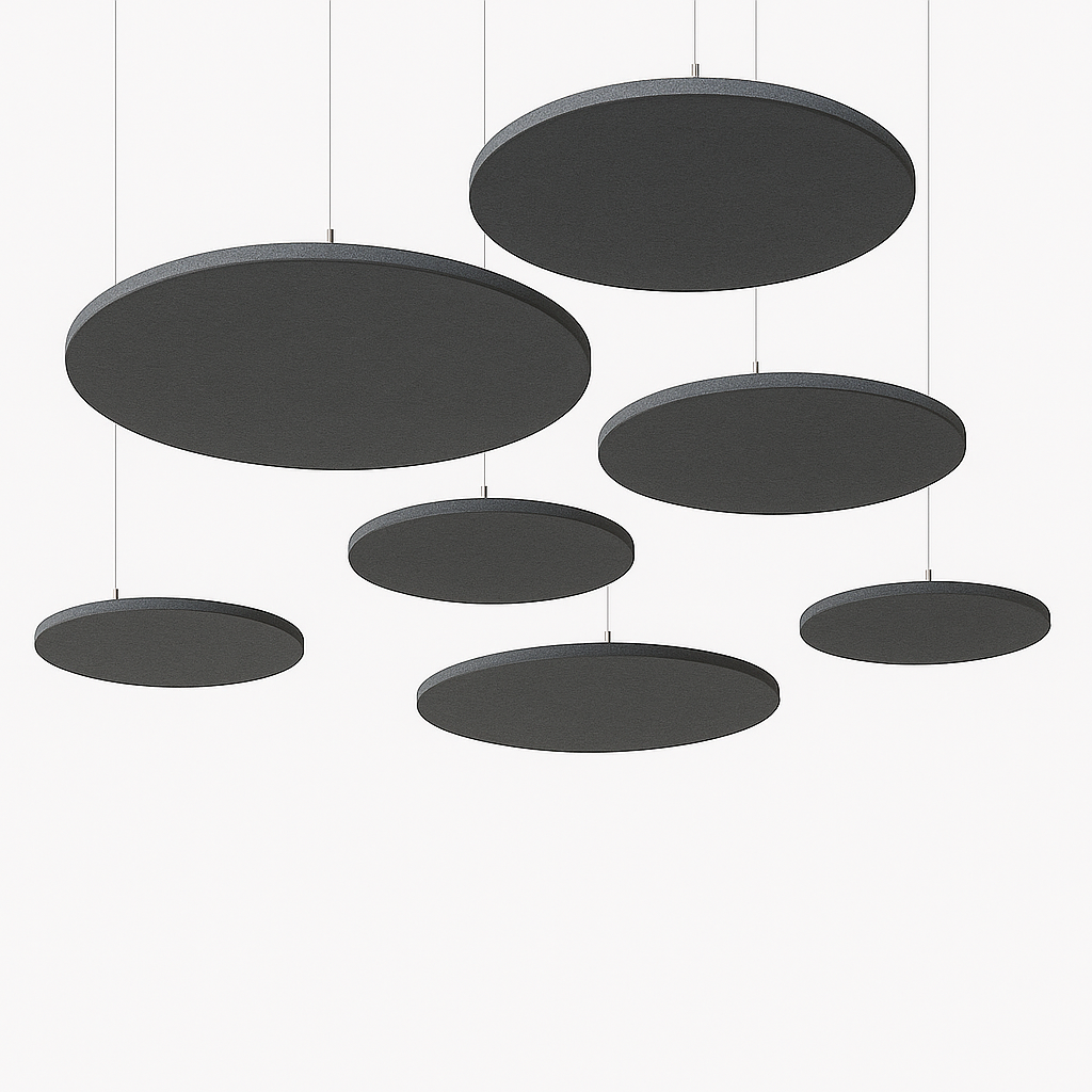 Acoustic Ceiling Clouds, Circle, 8 pcs