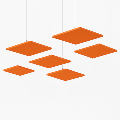 Acoustic Ceiling Clouds, Square, 8 pcs