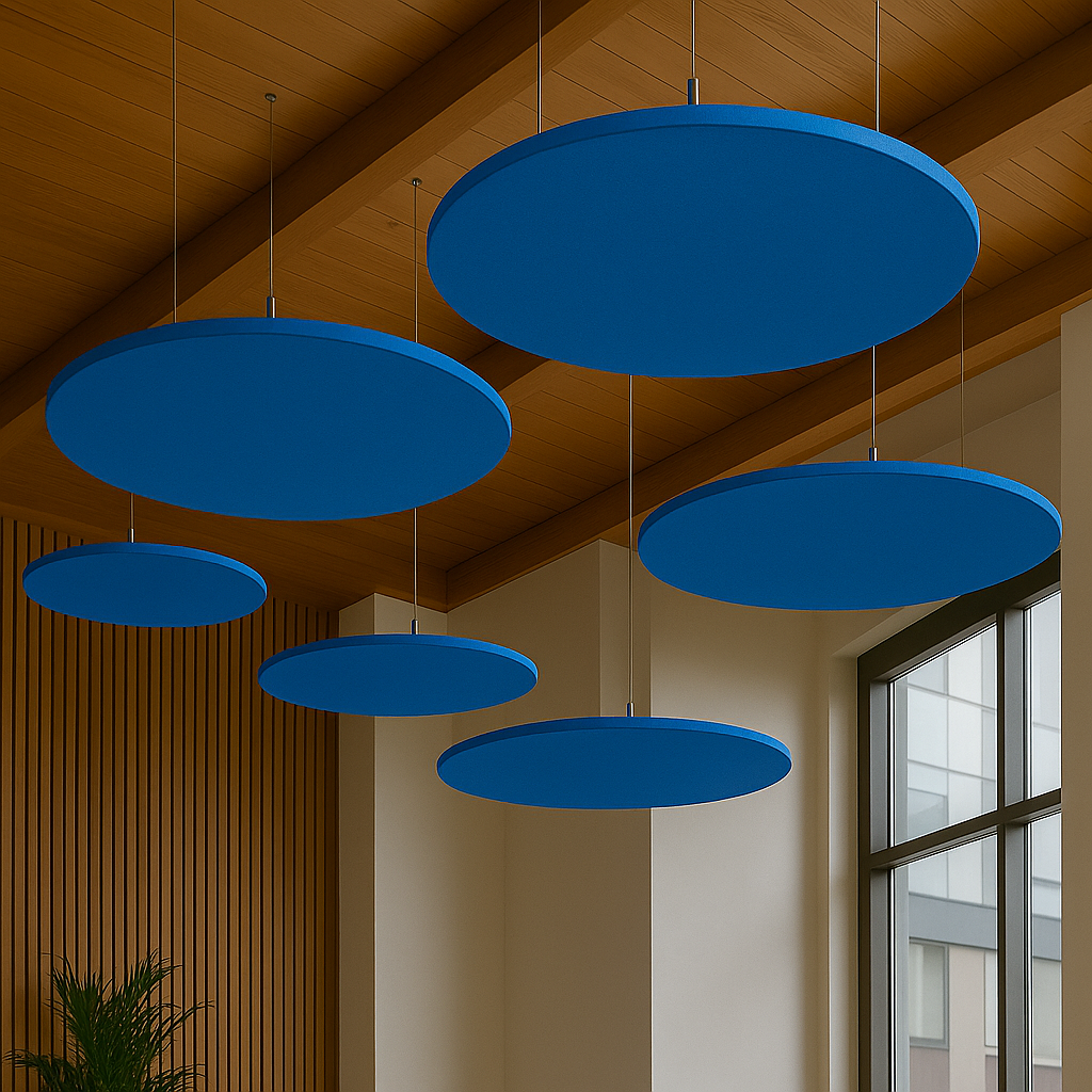 Acoustic Ceiling Clouds, Circle, 8 pcs