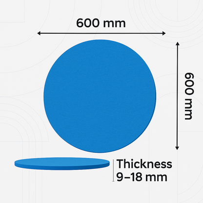 Acoustic Ceiling Clouds, Circle, 8 pcs