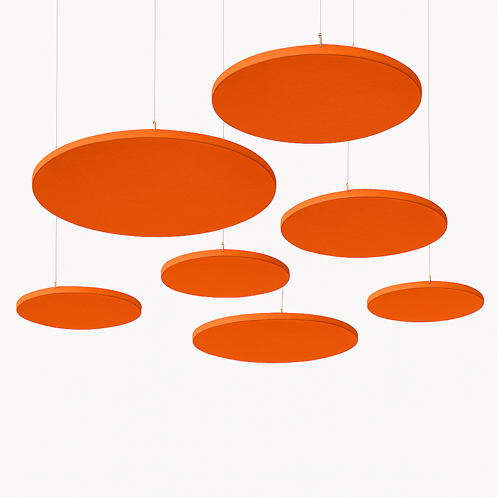 Acoustic Ceiling Clouds, Circle, 8 pcs