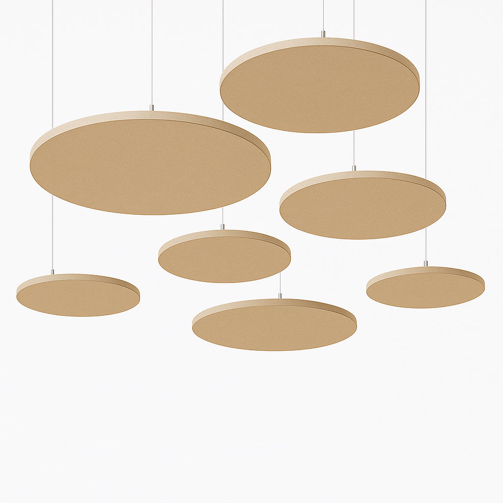 Acoustic Ceiling Clouds, Circle, 8 pcs