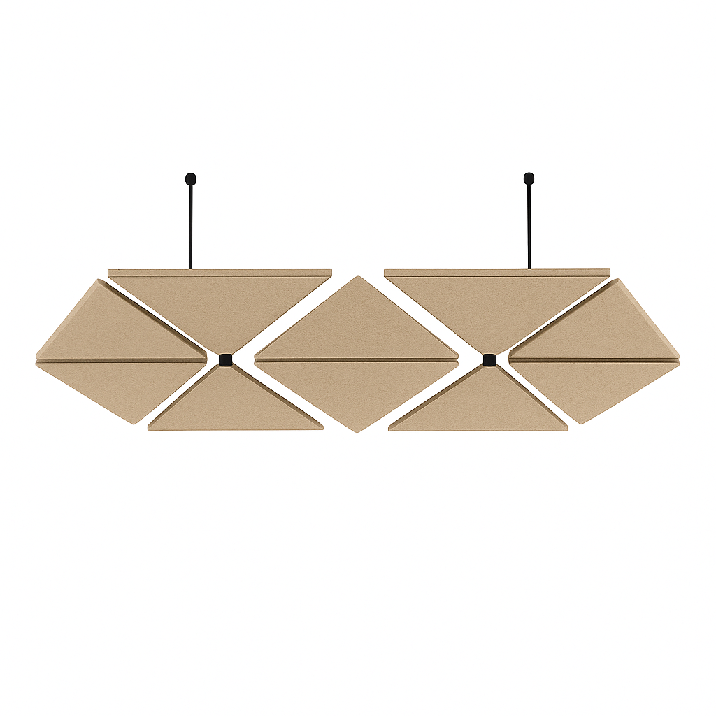 Acoustic Ceiling Clouds, Triangle, 8 pcs