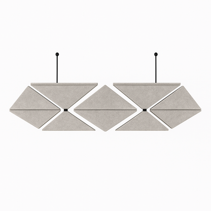 Acoustic Ceiling Clouds, Triangle, 8 pcs