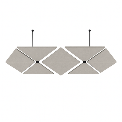 Acoustic Ceiling Clouds, Triangle, 8 pcs