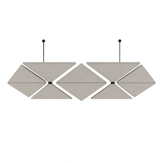 Acoustic Ceiling Clouds, Triangle, 8 pcs