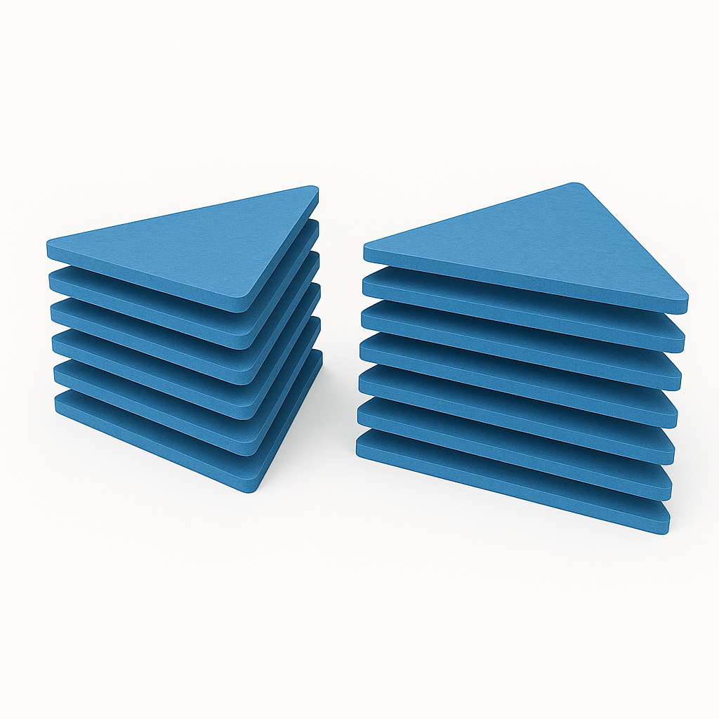 Acoustic Ceiling Clouds, Triangle, 8 pcs