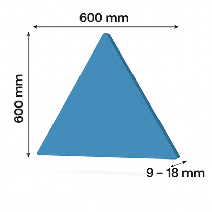 Acoustic Ceiling Clouds, Triangle, 8 pcs