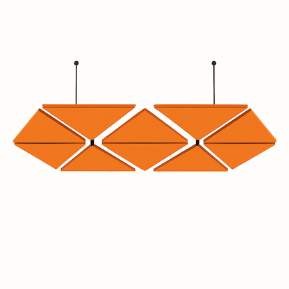 Acoustic Ceiling Clouds, Triangle, 8 pcs