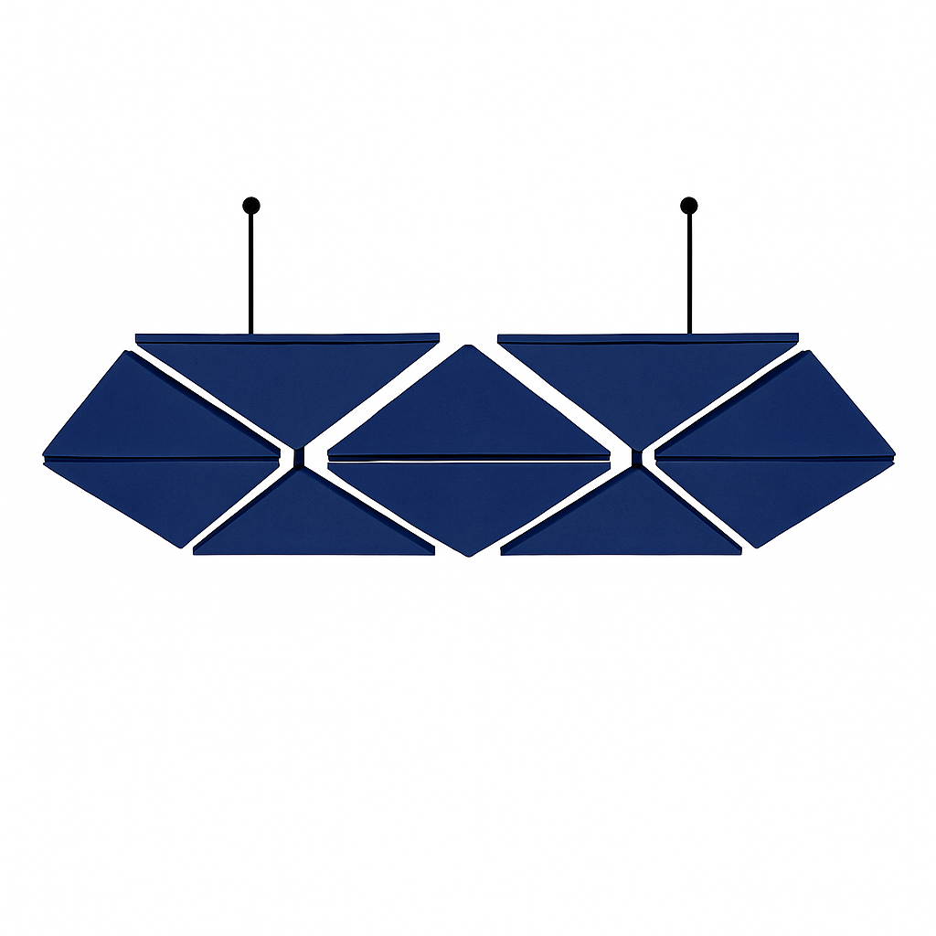 Acoustic Ceiling Clouds, Triangle, 8 pcs