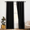 MMT Acoustix® Acoustic Window Curtain With Eyelet | 9x4 Feet | Black