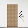 MMT Acoustix® Door Soundproof Tiles with Door Seals | 7x3 Feet Door Both Side | 18 Pcs, Coorg Coffee)