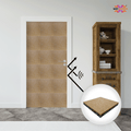 MMT Acoustix® Door Soundproof Tiles with Door Seals | 7x3 Feet Door Both Side | 18 Pcs, Coorg Coffee)