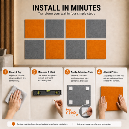 Felt PET Acoustic Panel | Office & Home Acoustics | Harvest