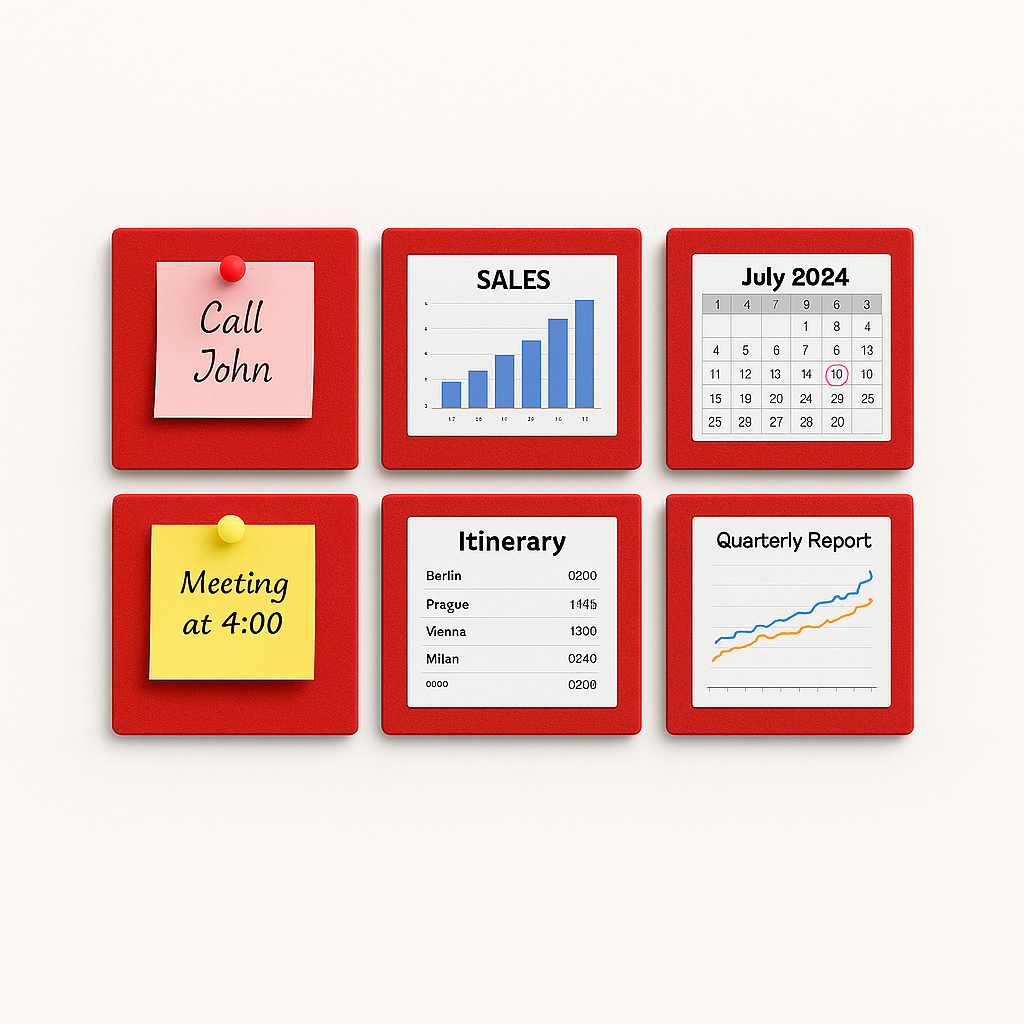 FeltPin Bulletin Board 30x30cm | X-Mas