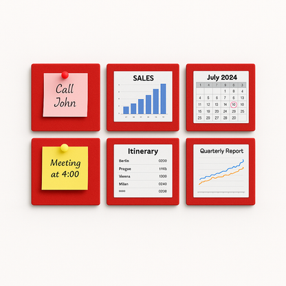 FeltPin Bulletin Board 30x30cm | X-Mas