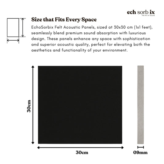 ColourMute PET Acoustic Panel | Carbon