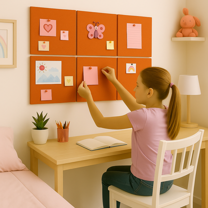 FeltPin Bulletin Board 30x30cm | Carrot