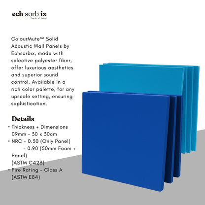 ColourMute PET Acoustic Panel | Arctic Blue