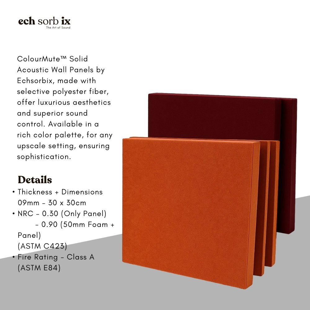 ColourMute PET Acoustic Panel | Sienna