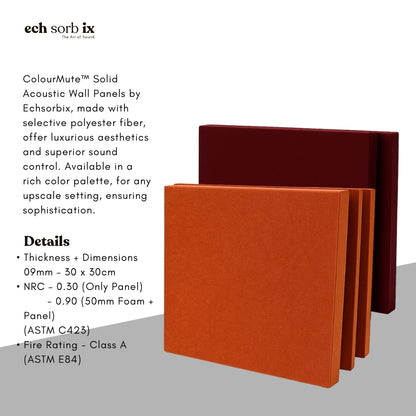 ColourMute PET Acoustic Panel | Sienna