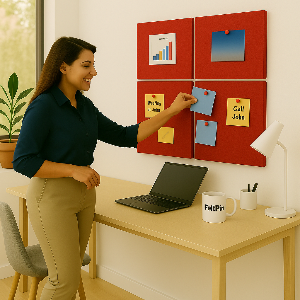 FeltPin Bulletin Board 30x30cm | X-Mas