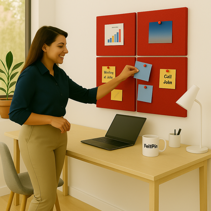 FeltPin Bulletin Board 30x30cm | X-Mas