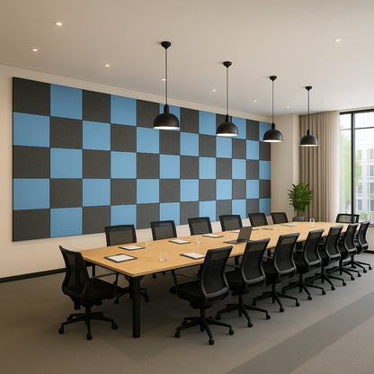 ColourMute PET Acoustic Panel | Silver Sky