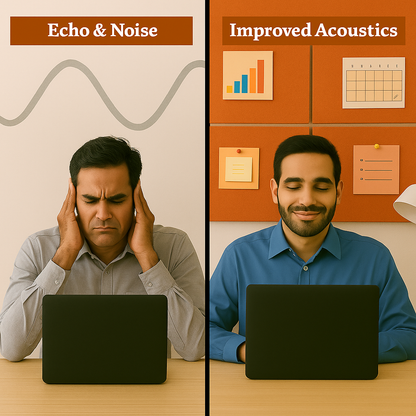 FeltPin Bulletin Board 30x30cm | Carrot