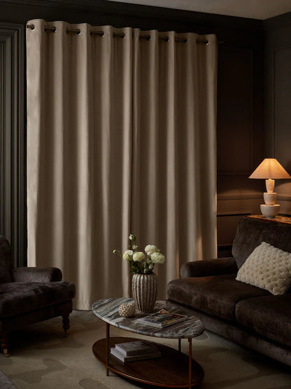 Acoustic Window Curtain With Eyelet | Custom Size