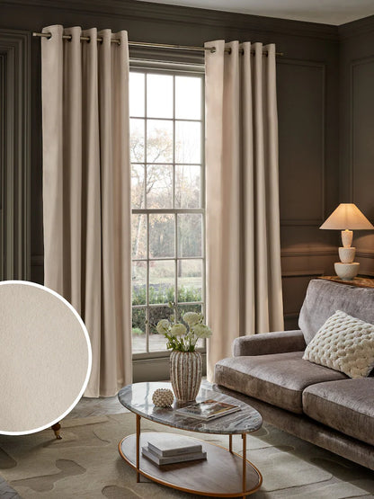 Acoustic Window Curtain With Eyelet | Custom Size