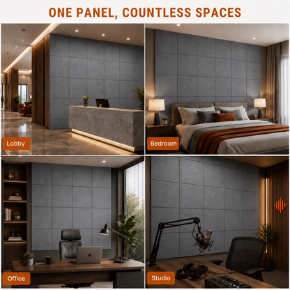 Felt PET Acoustic Panel | Office & Home Acoustics | Metal