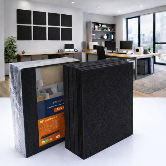 Felt PET Acoustic Panel | Office & Home Acoustics  | Piano Black