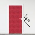 MMT Acoustix® Door Soundproof Tiles with door Seals | 7X3 Feet Door Both Side | 18 PCS, Christmas Red