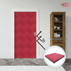 MMT Acoustix® Door Soundproof Tiles With Door Seals | Christmas Red