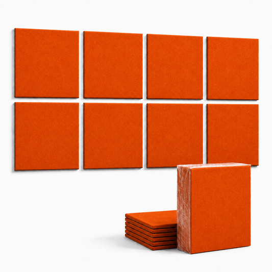 Felt PET Acoustic Panel | Office & Home Acoustics | Rust