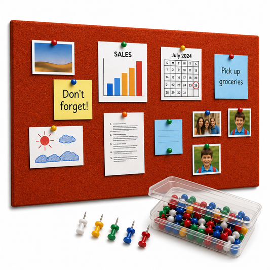 FeltPin Bulletin Board 120x60cm | X-Mas