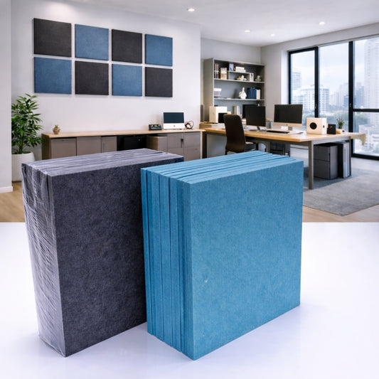 Felt PET Acoustic Panel | Office & Home Acoustics  | Silver Sky