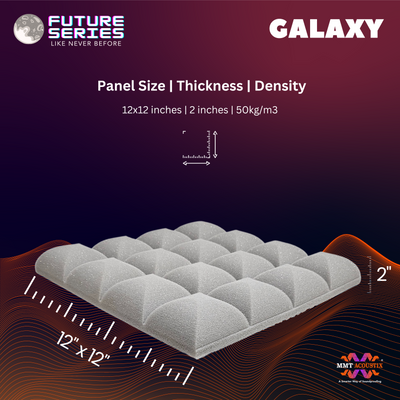 galaxy acoustic-foam-panel-stone-white