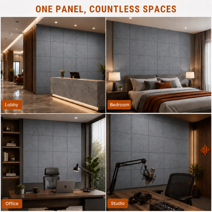 Felt PET Acoustic Panel | Office & Home Acoustics | Smoke