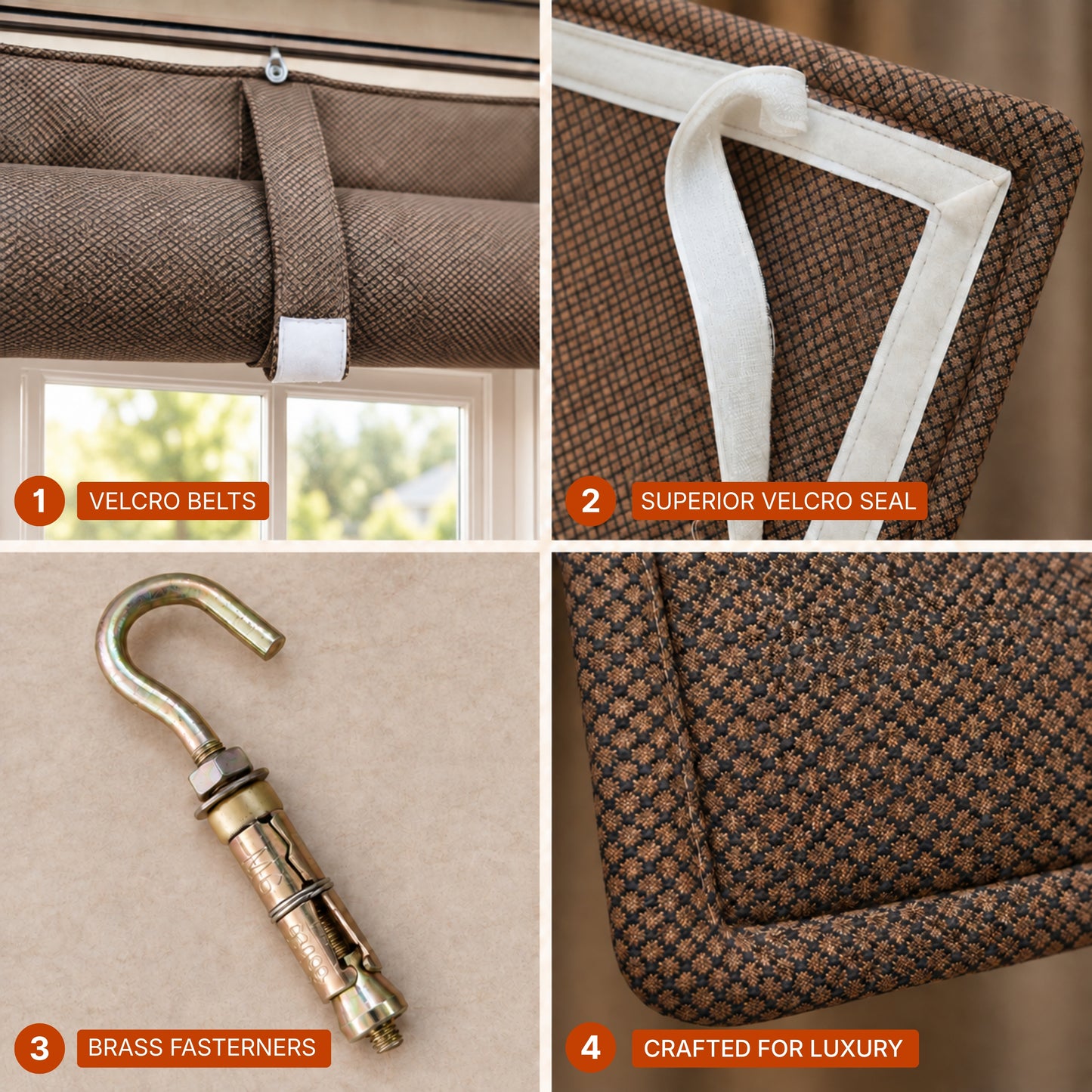 Vindo® Soundproof Curtain, 5 Layer Noise Blocking, Custom Size