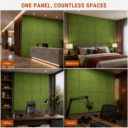 Felt PET Acoustic Panel | Office & Home Acoustics | Wasabi